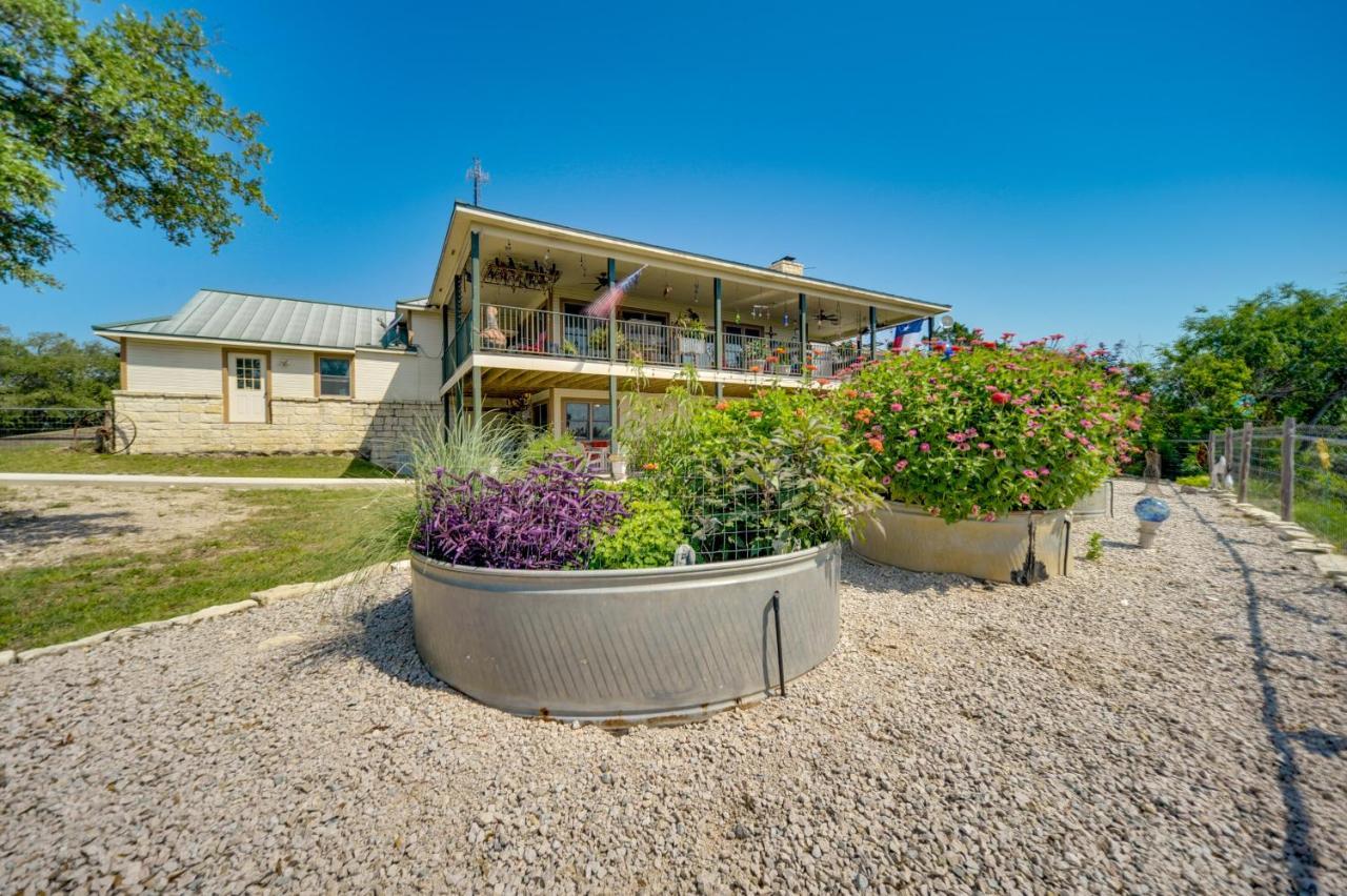 Fredericksburg Retreat With Private Hot Tub And Patio! Villa Exterior photo